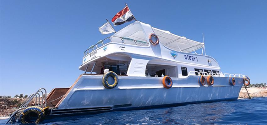 Boot Story I, Tauchen Sharm el Sheikh, Story Divers, Sharm el Sheikh, Ägypten, Sinai-Süd bis Nabq