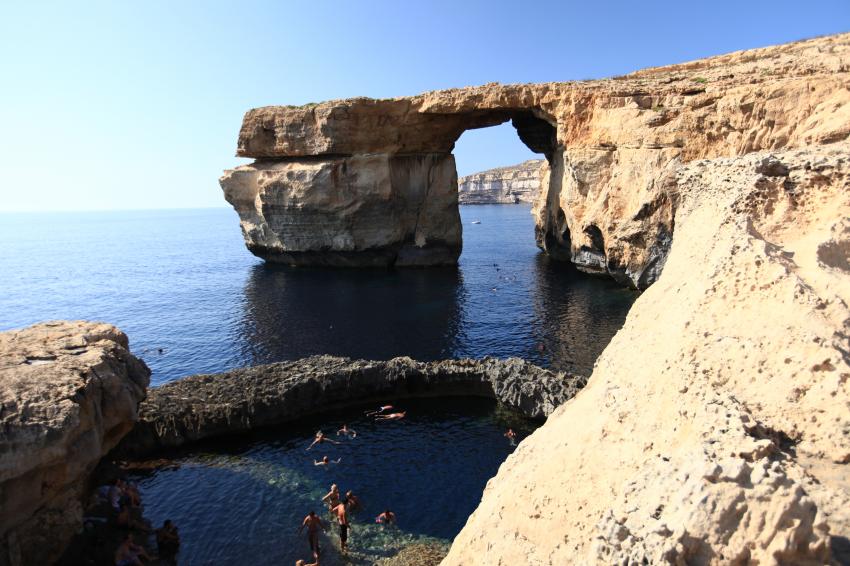 Blue Hole - Gozo, Blue Hole, Arch, Extra Divers Gozo, Malta, Gozo