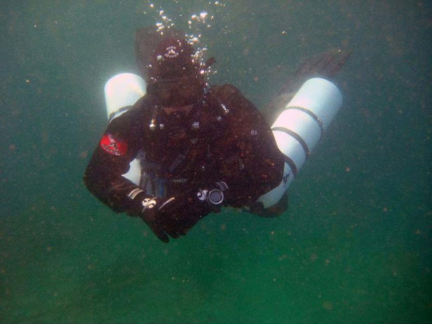 Sidemount Tauchen, Gardasee, Sidemount, TecRec, PADI, Sportdiver Club, Italien