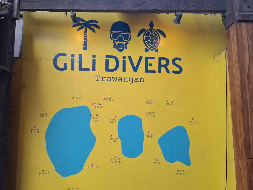Gili Divers, Gili Trawangan, Lombok, Indonesien, Allgemein
