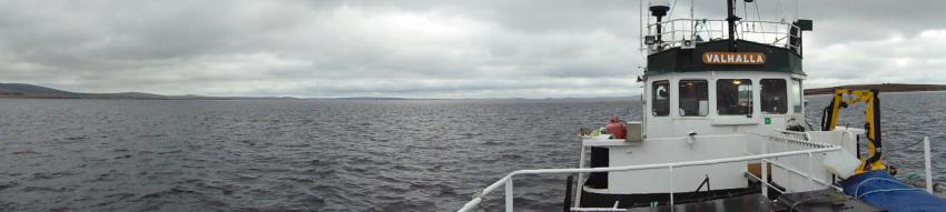 On Deck, MV-Valhalla, Orkney and Shetland Charters, Großbritannien, Schottland