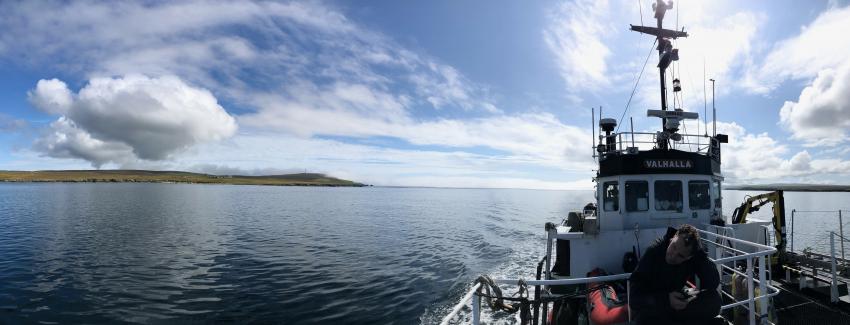 Valhalla auf Shetland, MV-Valhalla, Orkney and Shetland Charters, Großbritannien, Schottland