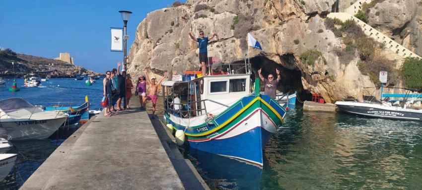 Boot tour mit Utina Diving, Utina Diving, Xlendi Bay, Gozo, Malta, Gozo