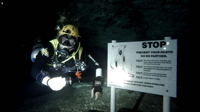 Klaus, Diving Caves, Playa del Carmen, Mexiko