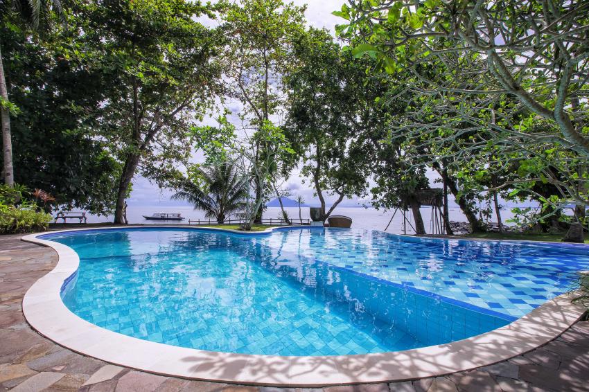 Murex Manado Pool, Murex Manado, Murex Dive Resorts, Pool, Bunaken, Indonesia, Sulawesi, PADI courses, Murex Dive Resorts - Manado, Indonesien
