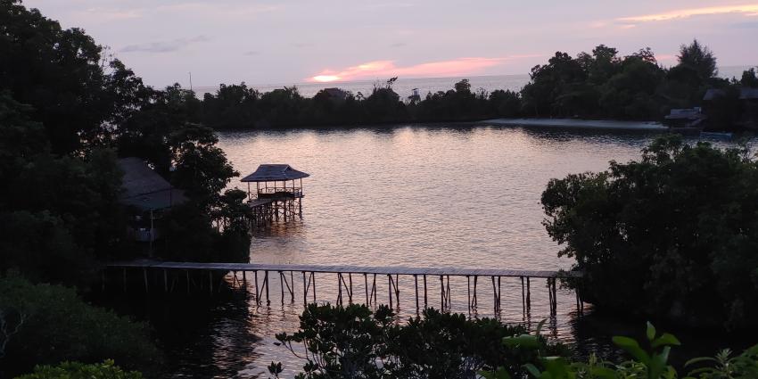 View from Tree House, Araya Dive Resort & Bomba Divers, Indonesien, Sulawesi