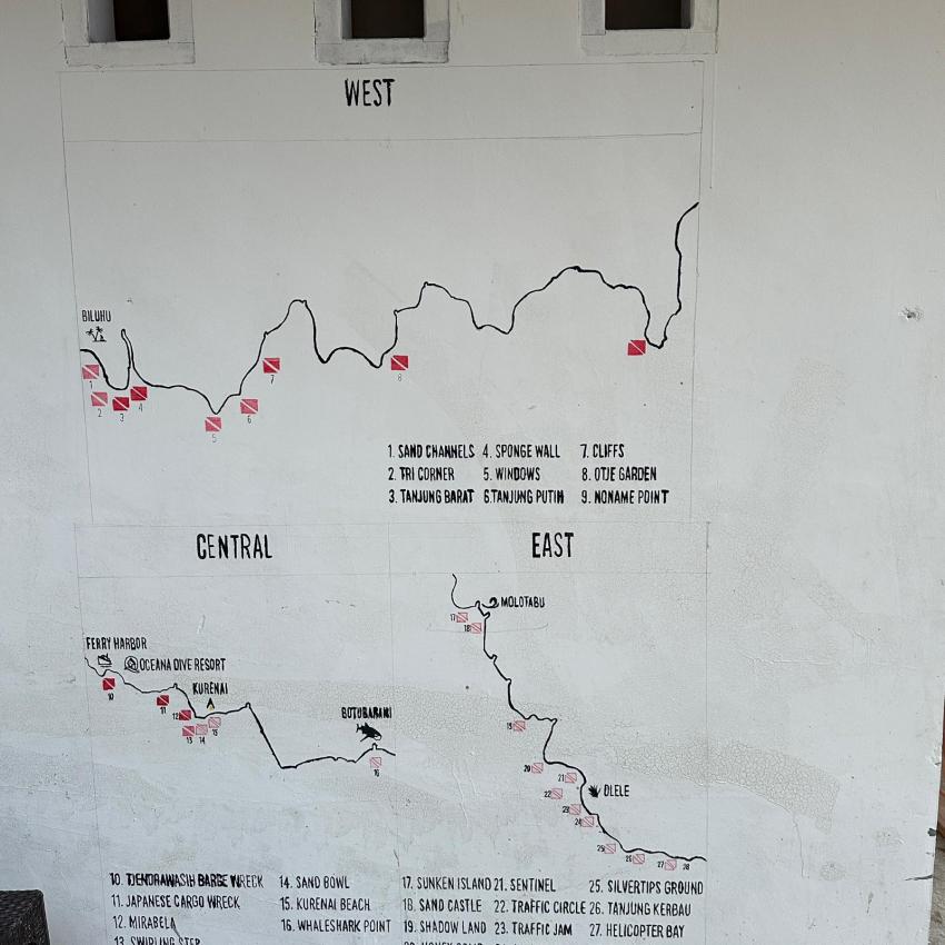 Dive Sites, Oceana Dive Resort, Gorontalo, Indonesien, Sulawesi