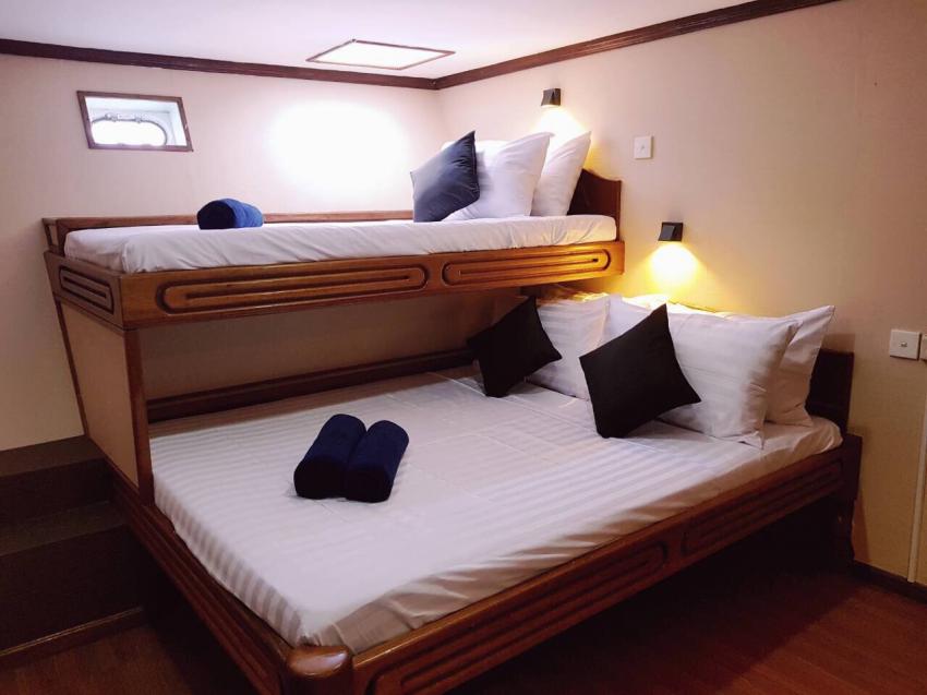 Cabins in a new Style, M/Y Sharifa, Malediven