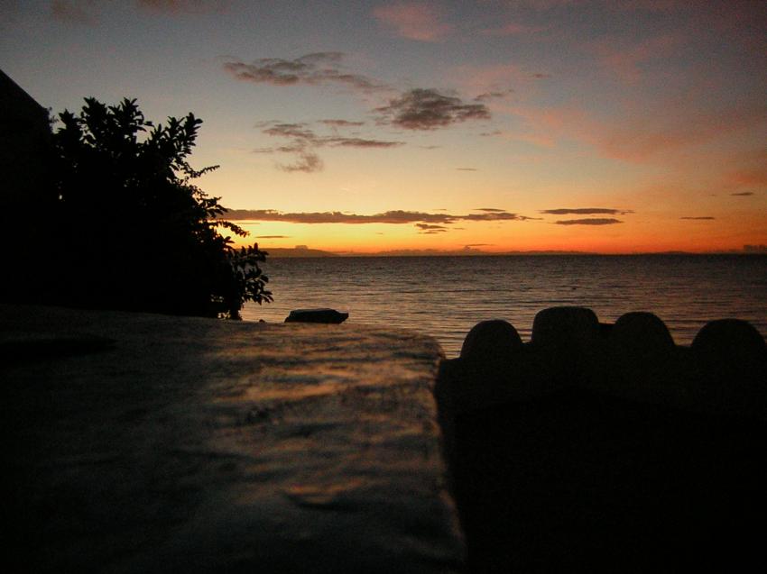 Sonnenuntergang beim Dive Point Alcoy