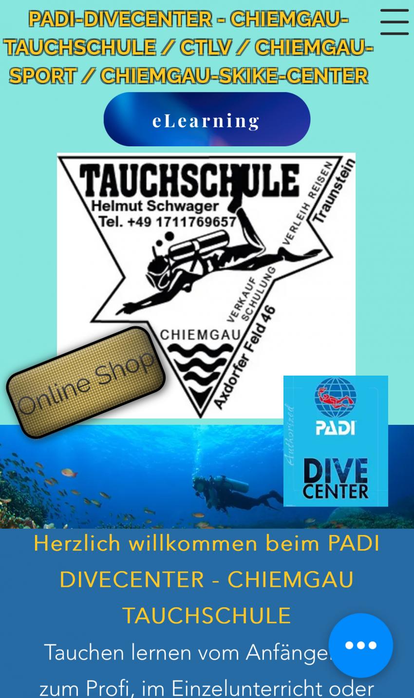 Chiemgau Tauchschule Helmut Schwager, Traunstein, Deutschland, Bayern