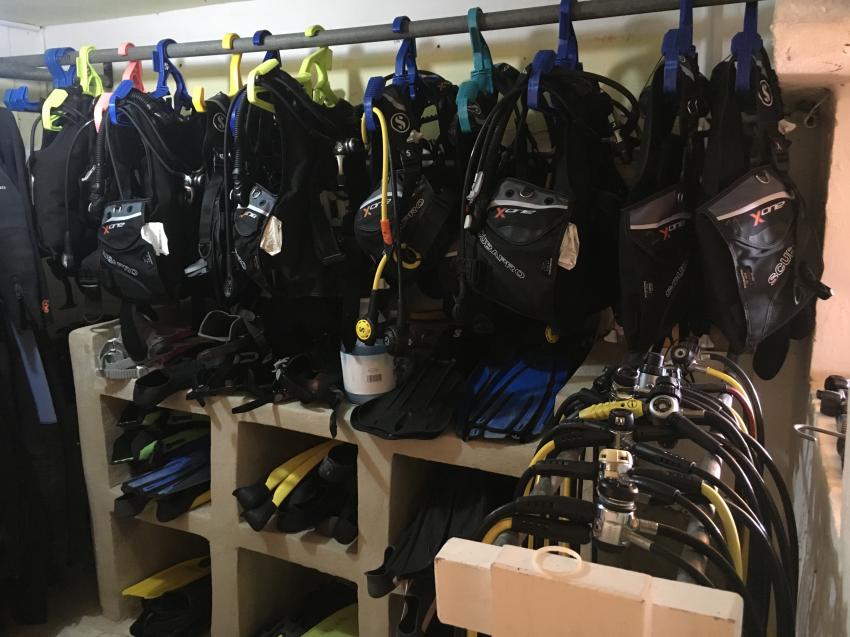 Equipment, Caribbean Divers, Boca Chica, Dominikanische Republik