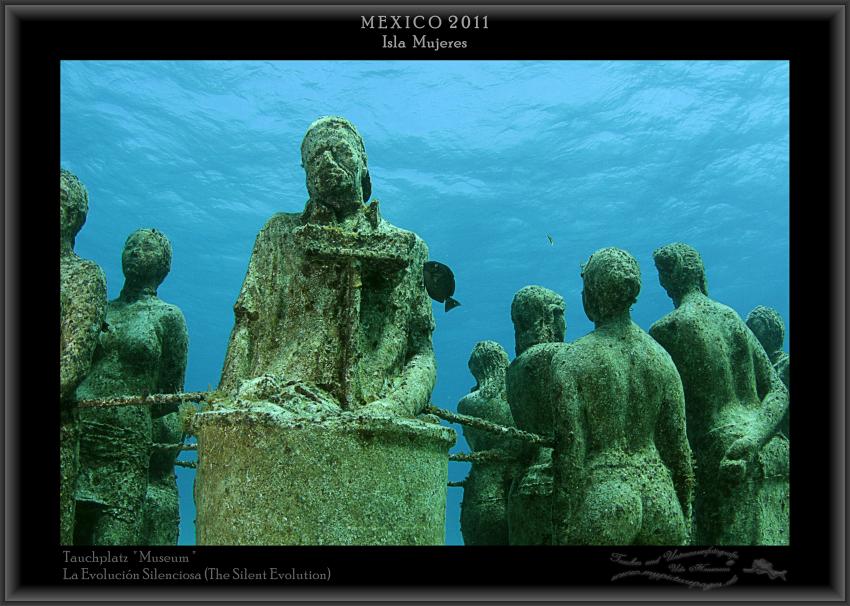 La Evolución Silenciosa (The Silent Evolution), Isla Mujeres - Skulpturen - Tauchplatz Museum,Mexiko,Skulpturen