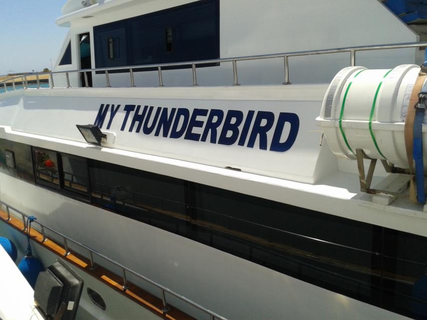 M/Y Thunderbird, Ägypten