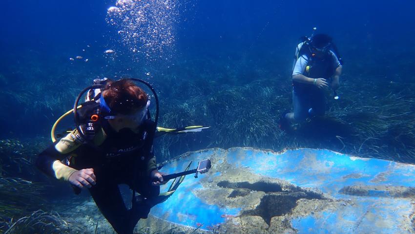 Diving Center, Cala Pada, Ibiza, Spanien, Balearen