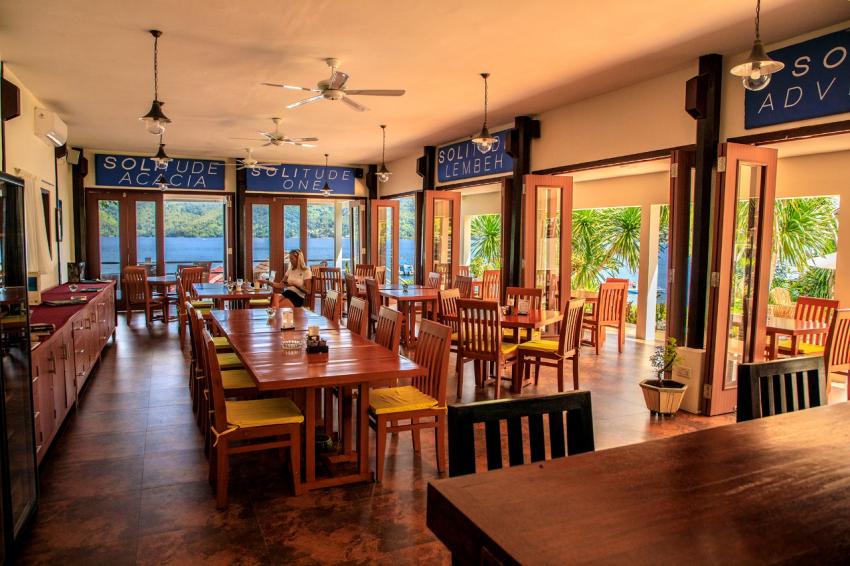 Restaurant, Solitude Lembeh Resort, Indonesien, Sulawesi