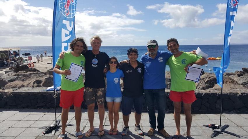 PADI IE-Prüfung bestanden, Lanzarote Non Stop Divers, Spanien, Kanaren (Kanarische Inseln)
