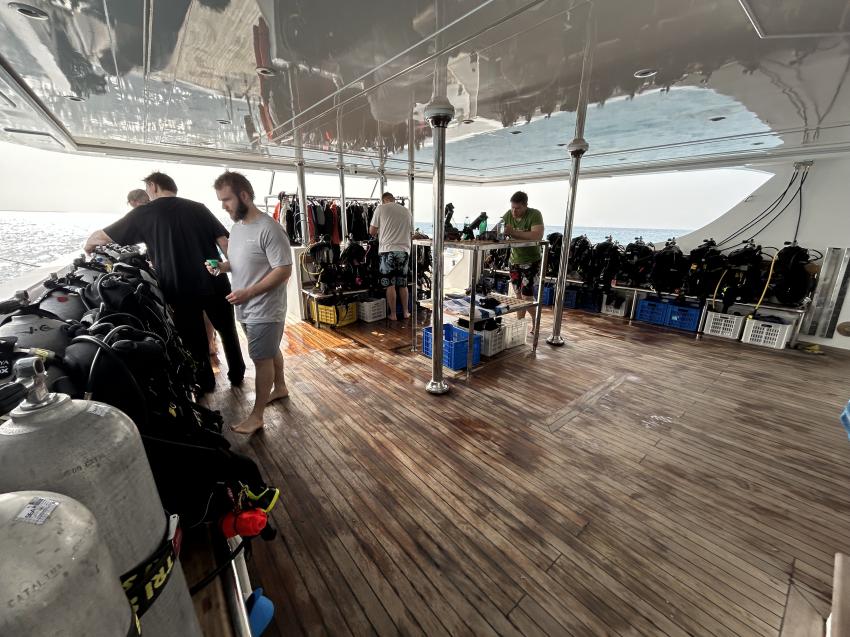 Tauchdeck, Alsuraya Liveaboard, Ägypten, Hurghada