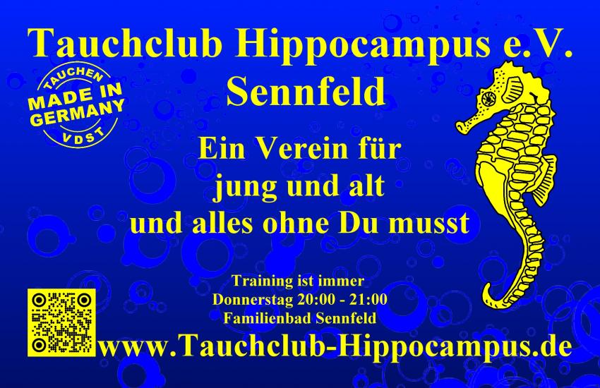 Visitenkarte, Tauchclub Hippocampus, Deutschland, Bayern