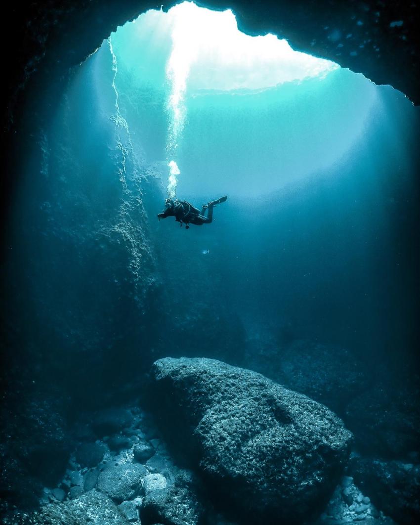 Blue Hole, Utina Diving, Xlendi Bay, Gozo, Malta, Gozo