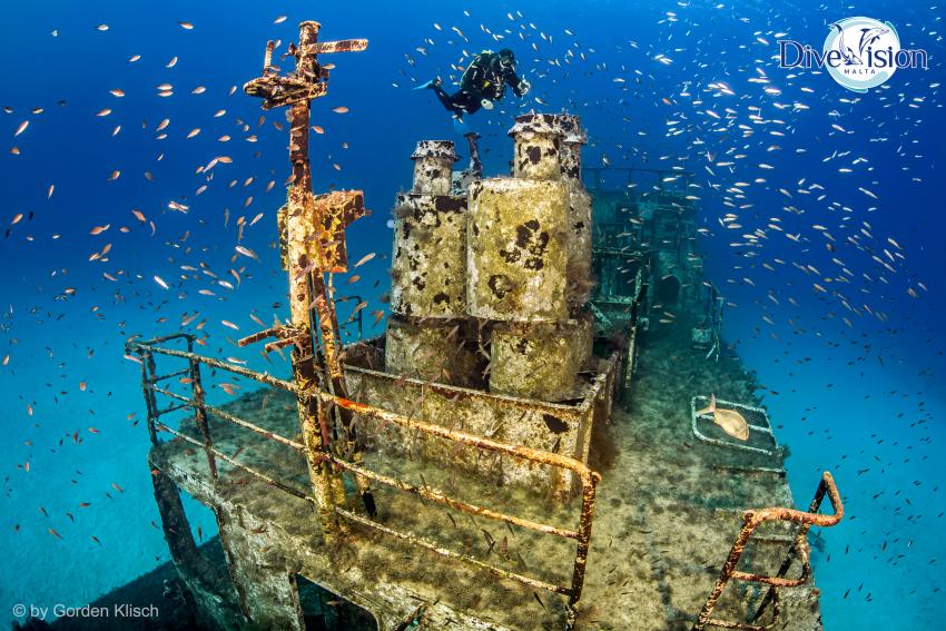 P31 MV Pasewalk, Dive Vision Malta, Labranda Riviera Hotel & Spa, Gorden Klisch, Comino, Dive Vision Malta, Labranda Riviera Hotel, Malta, Malta - Hauptinsel