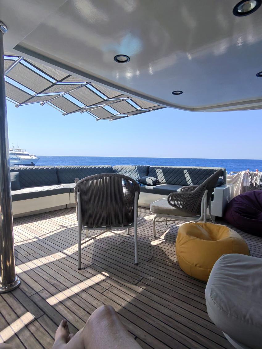 Aufenthaltsdeck, M/Y Aphrodite, Ägypten, Hurghada