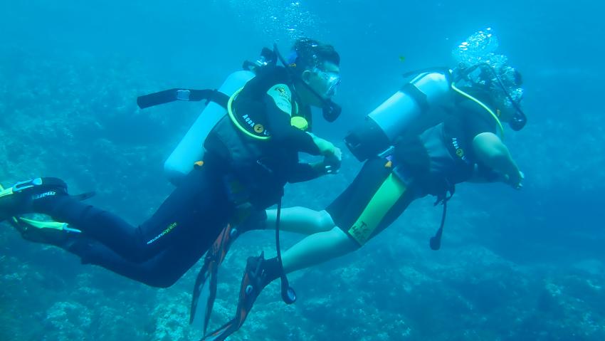 Diving Center, Cala Pada, Ibiza, Spanien, Balearen