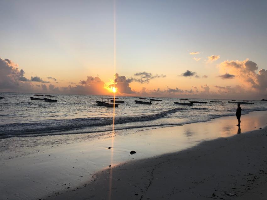 Sunrise, Bluewavediving-Zanzibar, Tansania, Sansibar