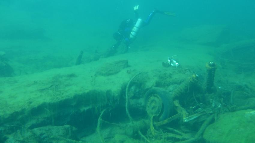 Wrack, Lago del Sambuco, Fusio, Schweiz