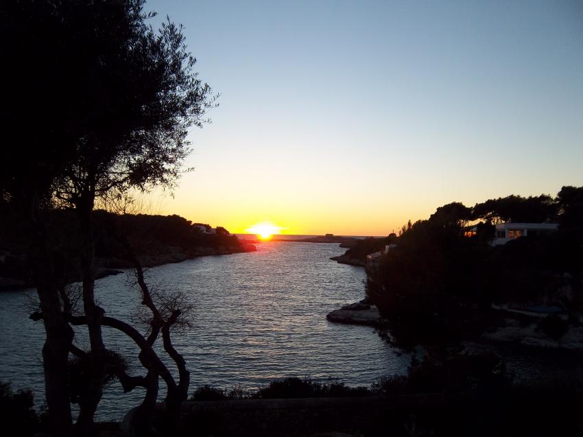 Der Sonnenuntergang, Tauchschule Poseidon, Ciudadela de Menorca, Menorca, Spanien, Balearen