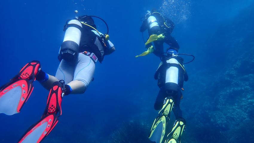 Diving Center, Cala Pada, Ibiza, Spanien, Balearen