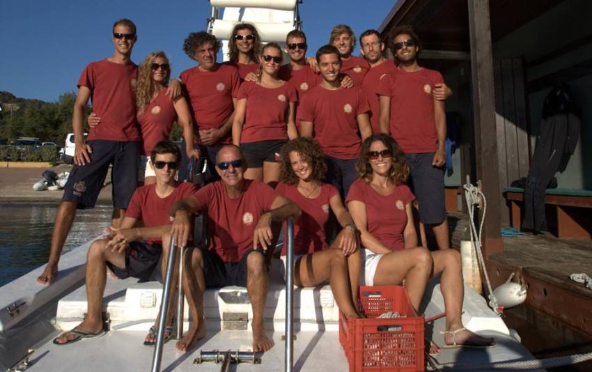 Staff 2016, Orso Diving Club (Sardinien), Italien, Sardinien