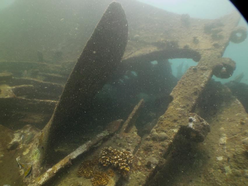 Schraube + Ruder, LSR Diving Passikuda, Sri Lanka