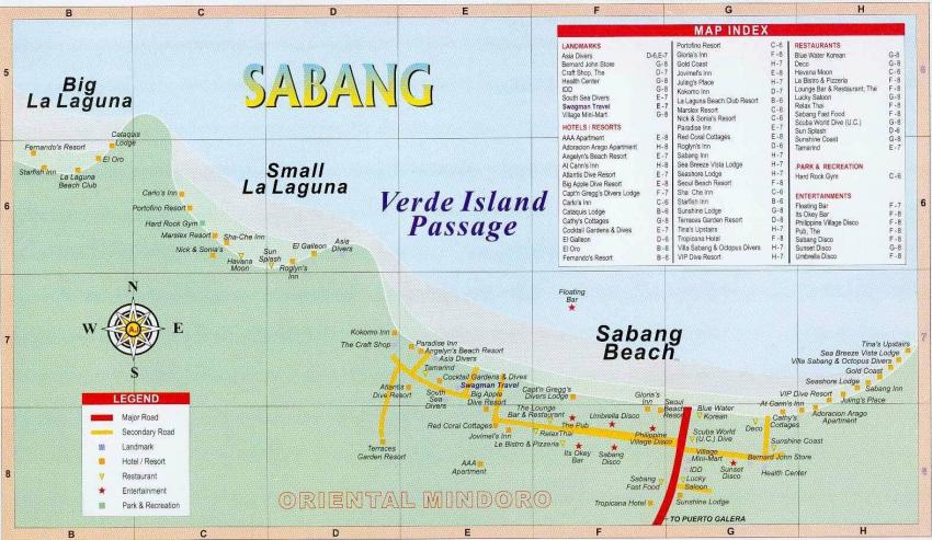 Sabbang Beach, Insel Mindoro, Sabang Beach,Mindoro,Philippinen
