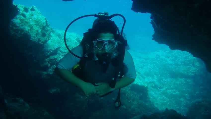 Diving Center, Cala Pada, Ibiza, Spanien, Balearen