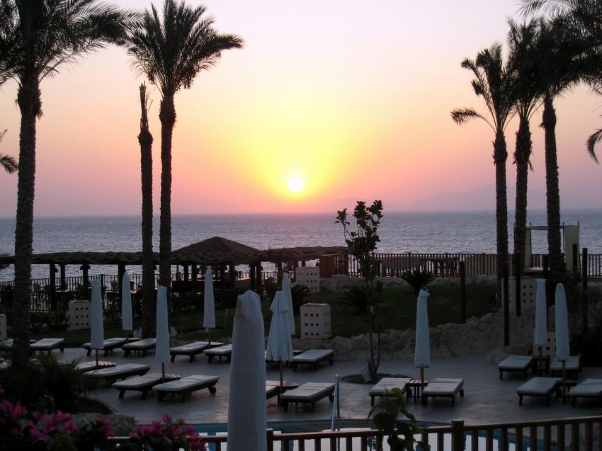 Sharm el Sheikh Hotelriff Grand Hotel, Sharm el Sheikh - allgemein,Ägypten,Hotelanlage,Pool,Sonnenuntergang