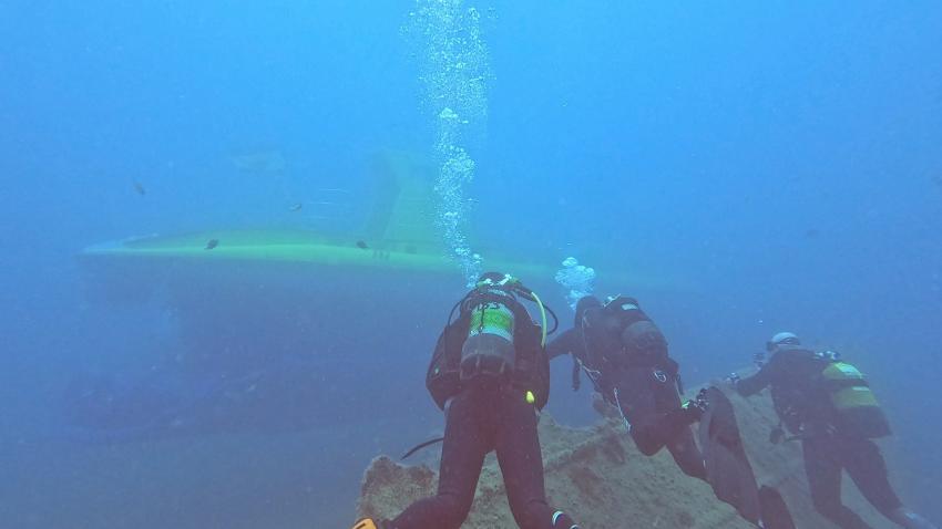 U-Boot, Zeus Dive Center, Playa del Ingles, Gran Canaria, Spanien, Kanaren (Kanarische Inseln)