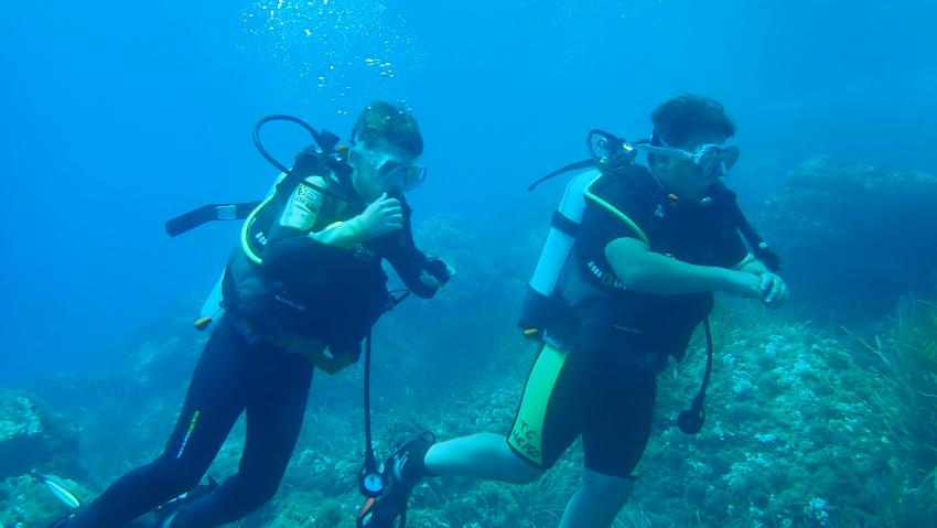 Diving Center, Cala Pada, Ibiza, Spanien, Balearen