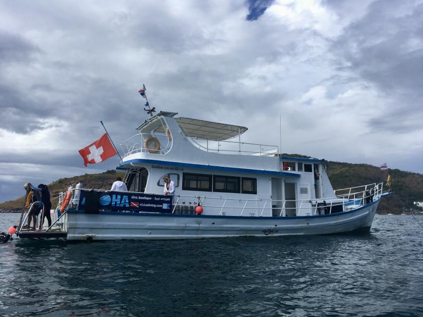 Schweizer Tauchschiff in Thailand, Aloha Diving, Rawai, Phuket, Thailand, Andamanensee