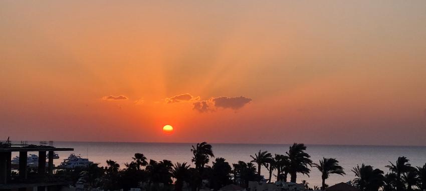 Meerblick im Panorama Guesthouse , PANORAMA Guesthouse & Restaurant, Safaga, Ägypten, Safaga