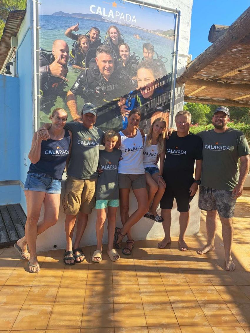 Diving Center, Cala Pada, Ibiza, Spanien, Balearen