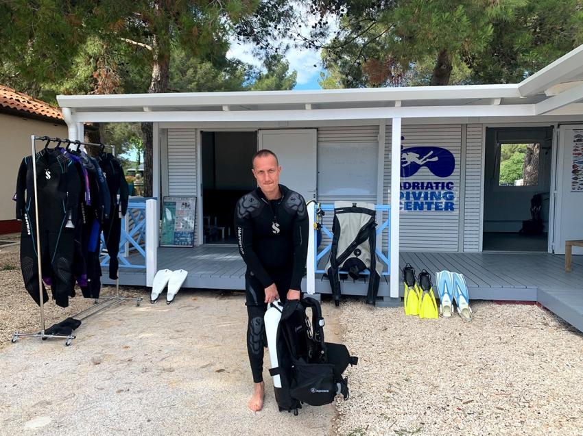 Adam - our Diving Instructor and boss :-), tauchschule Kroatien, Tauchbasis Istria, Tauchbasis Vrsar, diving center Vrsar, Adriatic Diving Center, Kroatien