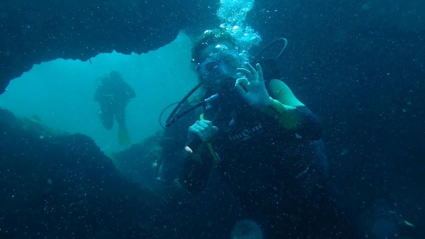 Diving Center, Cala Pada, Ibiza, Spanien, Balearen