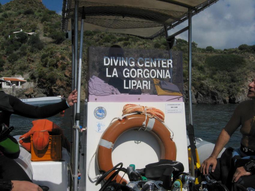 La Gorgonia Dive Center, La Gorgonia Diving Center, Lipari, Italien