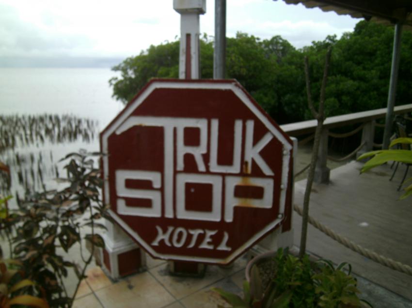 Das Logo, Truk Stop  Chuuk (Truk), Mikronesien