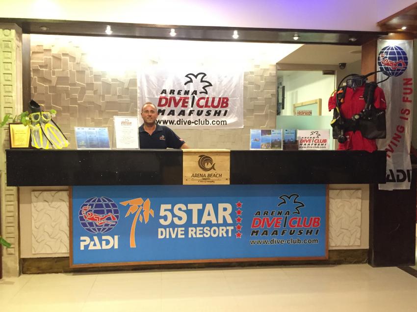 Arena Dive Club, Maafushi, Malediven