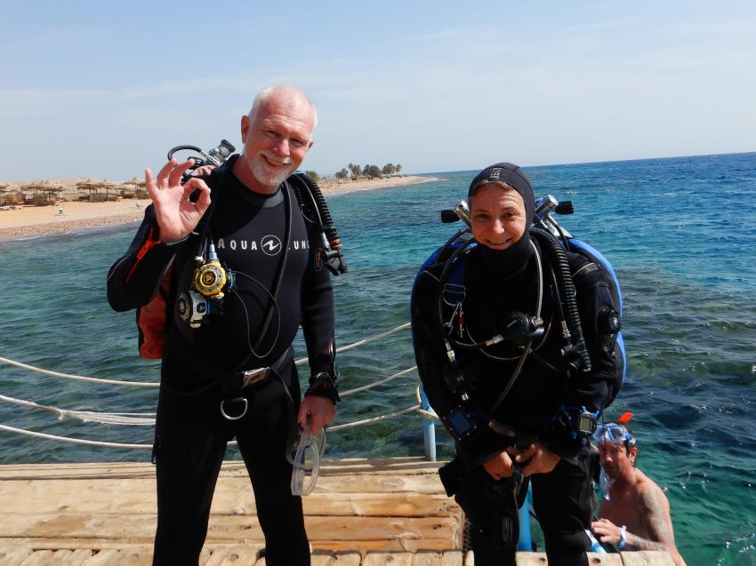 ready for dive, Lagona Divers - Dahab South, Happy Life Village, Ägypten, Sinai-Nord ab Dahab