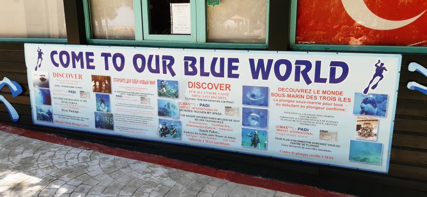 Blue World Diving Center Tekirova, Blue World Diving Center, Hotel Marti Myra, Tekirova / Antalya, Türkei