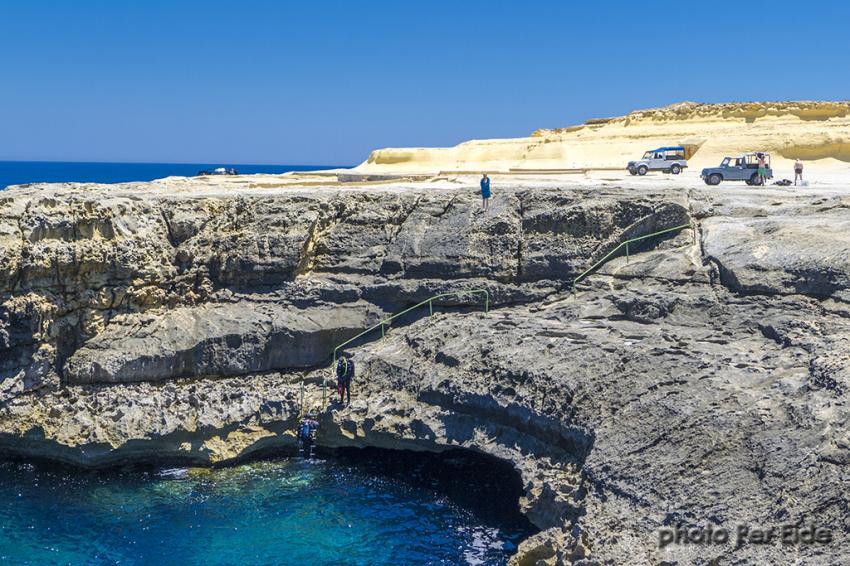Shore Diving by Per Eide, Fish Diving Gozo Calypso Dive, Calypso Diving Center, Marsalforn, Gozo, Malta