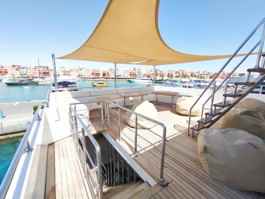 Sonnendeck, Alsuraya Liveaboard, Ägypten, Hurghada